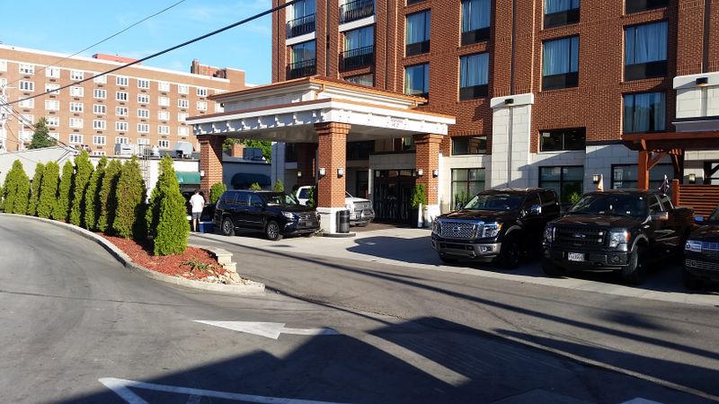 Illustration for article titled Valet lot at the nearest hotel to campus...